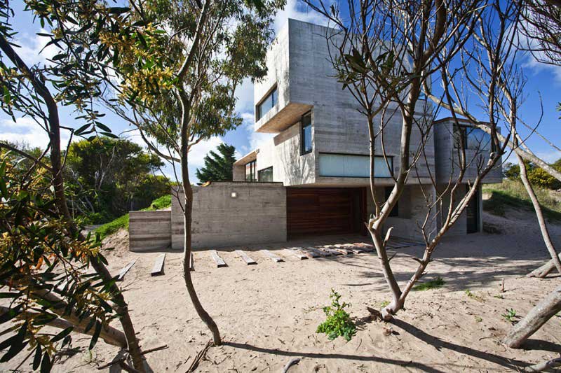 Maison en beton en Argentine