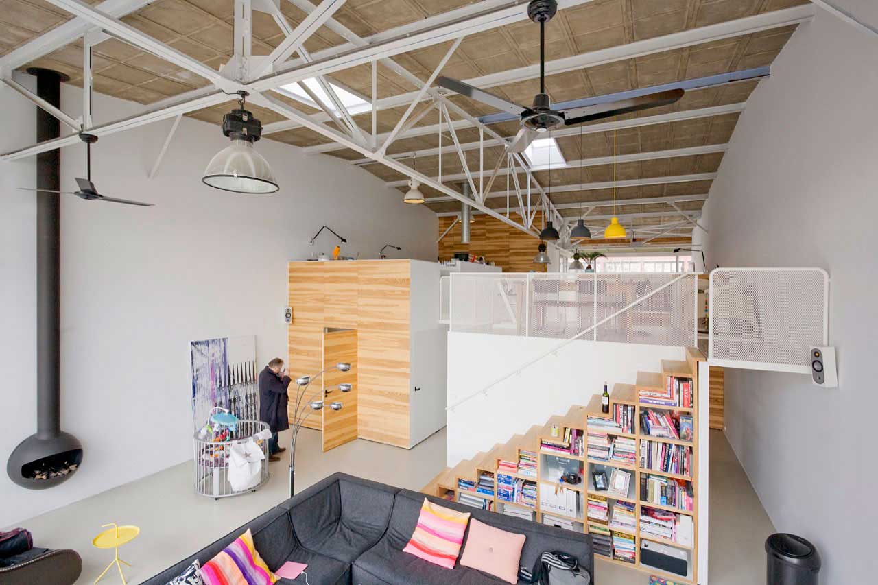 Loft dans une ancienne cantine à Amsterdam