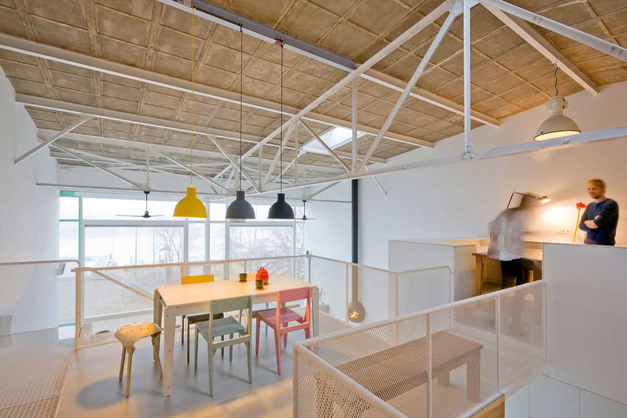 Loft dans une ancienne cantine à Amsterdam