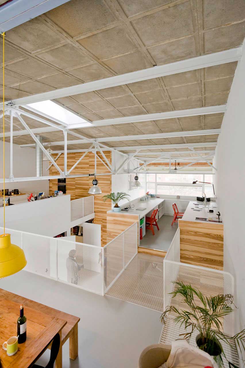 Loft dans une ancienne cantine à Amsterdam