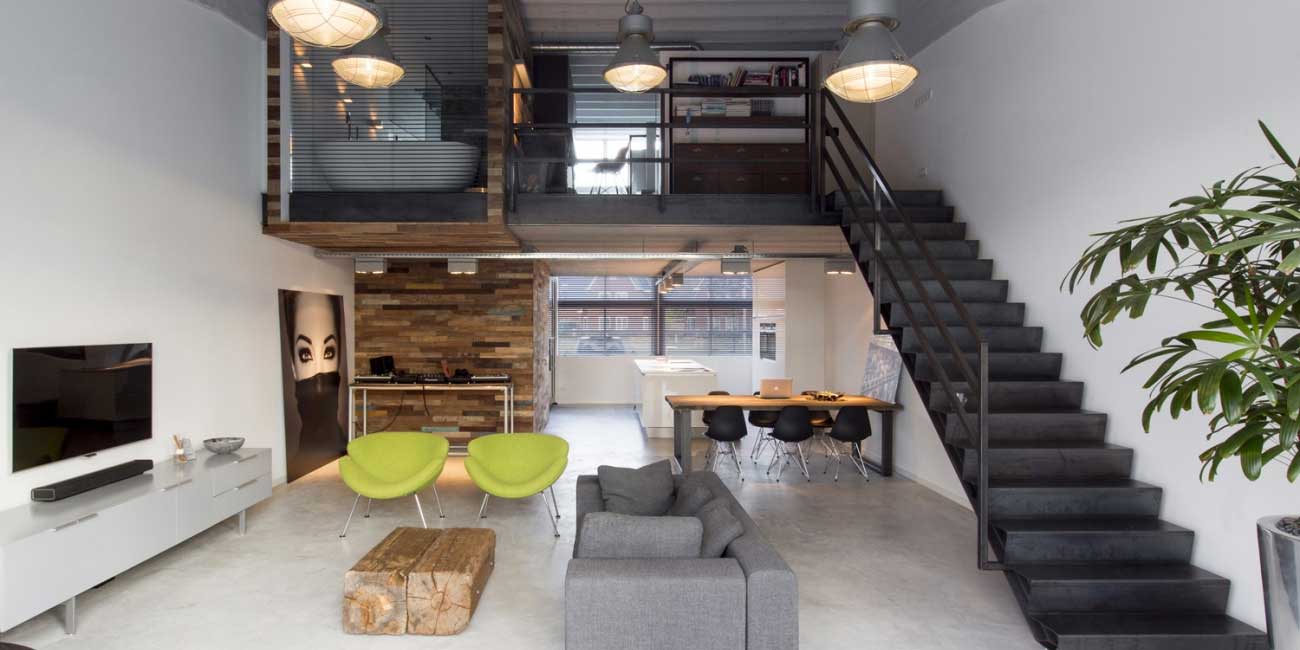 Loft industriel dans une ancienne usine