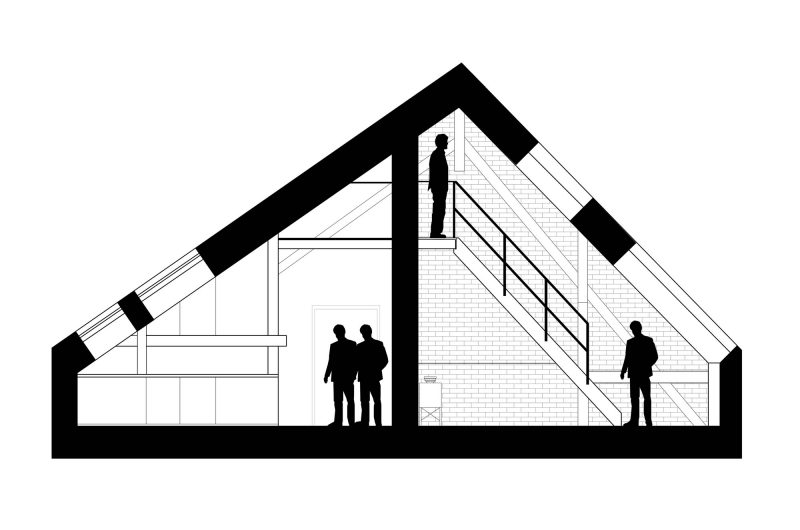 Plan d'aménagement d'un grenier en loft