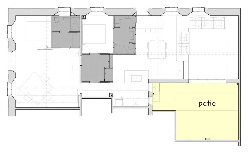 Plan du pation du loft