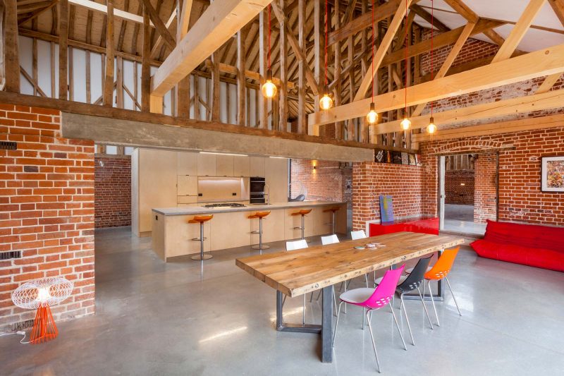 Grange transformée en loft