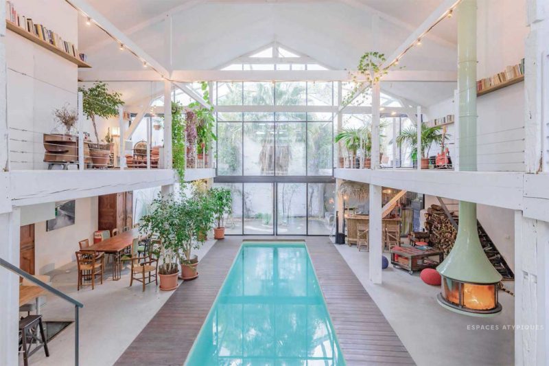 Loft avec piscine intérieure