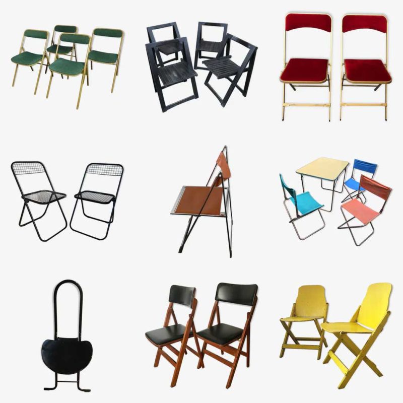 Chaise pliante d'intérieur  21 designs pour une assise d'appoint