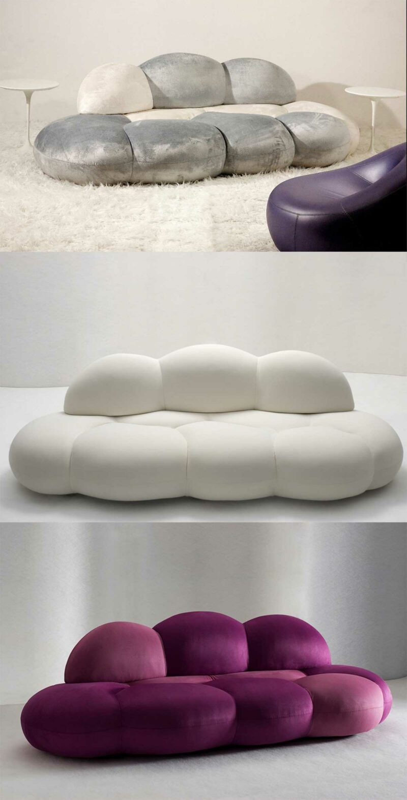 Être (vraiment) sur un petit nuage avec ce canapé au design original